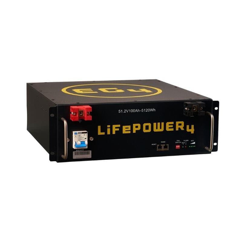 1 x EG4 [LifePower4] 48V 100AH Lithium Battery | 5.12kWh Server Rack Battery | UL Listed | 5-Year Warranty EG4 Lithium Batteries