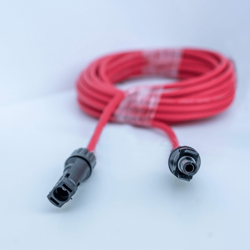 10 Gauge Solar Panel Extension Cables Wire (Black & Red) | PV Extension Wire |  10AWG | 1 of Each | Choose Feet/Length (New) Windy Nation