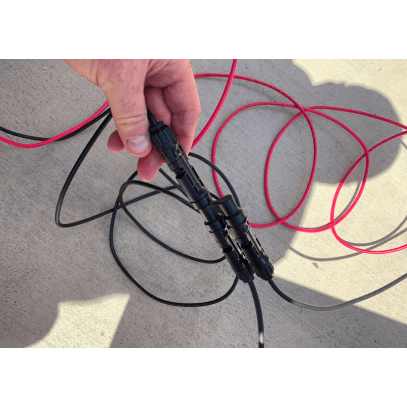 10 Gauge Solar Panel Extension Cables Wire (Black & Red) | PV Extension Wire |  10AWG | 1 of Each | Choose Feet/Length (New) Windy Nation