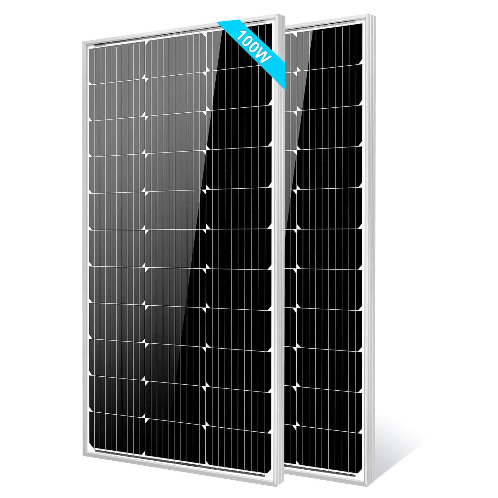 100 Watt Monocrystalline Solar Panel SunGoldPower 2PCS Monocrystalline Solar Panel