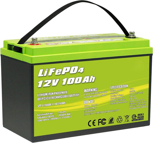 12V 100Ah LiFePO4 Deep Cycle Lithium Battery AcoPower Batteries