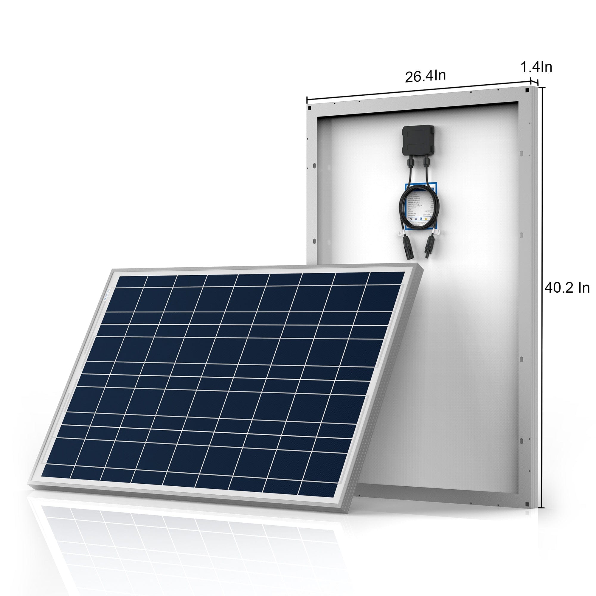 12V  Polycrystalline Solar RV Kits + MPPT / PWM Charge Controller AcoPower Roof Solar Kits