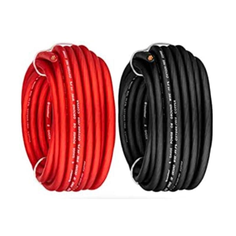 2 x 500 Ft. PV Reel Kit (Red & Black) + PV Connector Ends | 1,000 Ft. PV Extension Wire 600V | Includes PV Connector Ends Misc 8 AWG