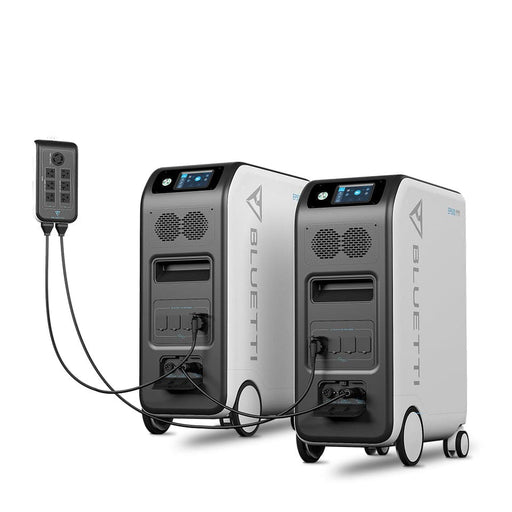 2 x BLUETTI EP500's + 1 x Split Phase Fusion Box for 120/240V Output | Off-Grid, Mobile, Emergency Backup Bluetti