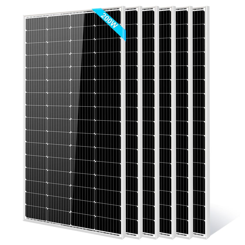 200 Watt Monocrystalline Solar Panel SunGoldPower 6PCS Monocrystalline Solar Panel