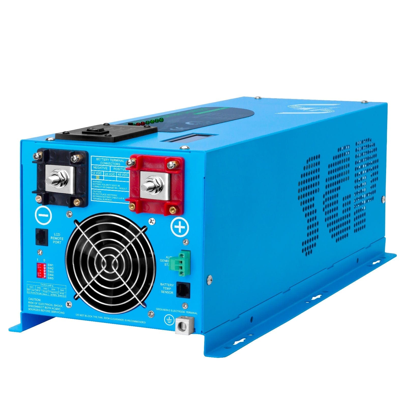 2000W DC 12V Pure Sine Wave Inverter With Charger SunGoldPower 120V / 120V Pure Sine Wave Inverter With Charger