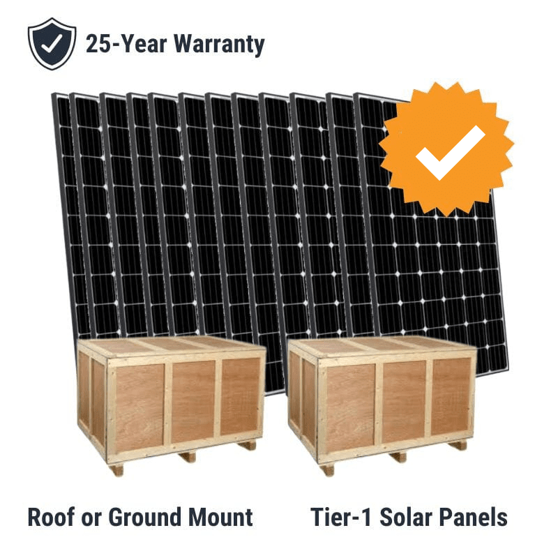 390-400W Tier-1 Monocrystalline Solar Panels | 25-Year Warranty | Choose Your Wattage & # of Panels SunVoyage Solar Panel