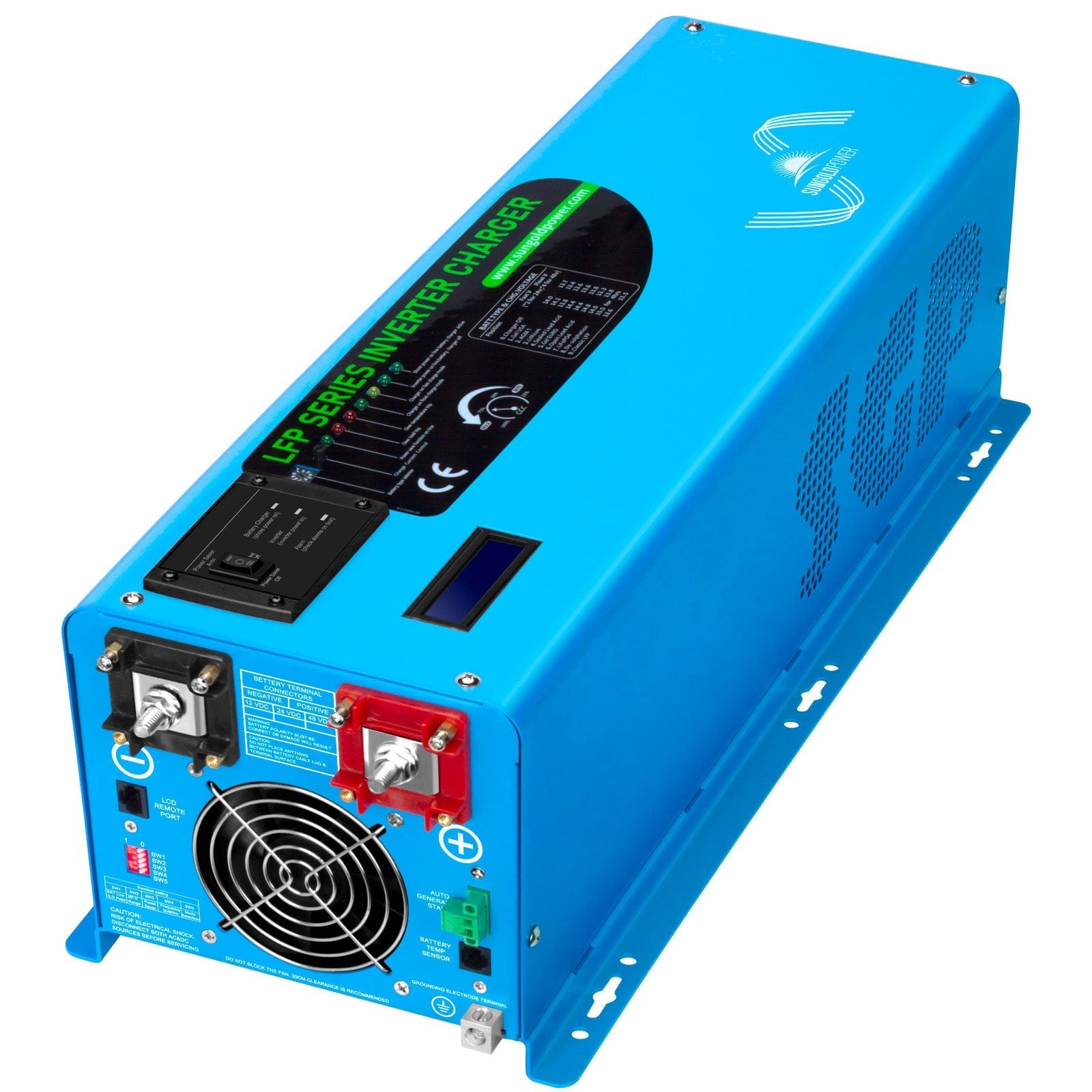 4000W DC 24V Pure Sine Wave Inverter With Charger SunGoldPower 120V / 120V / Only Inverter Pure Sine Wave Inverter With Charger