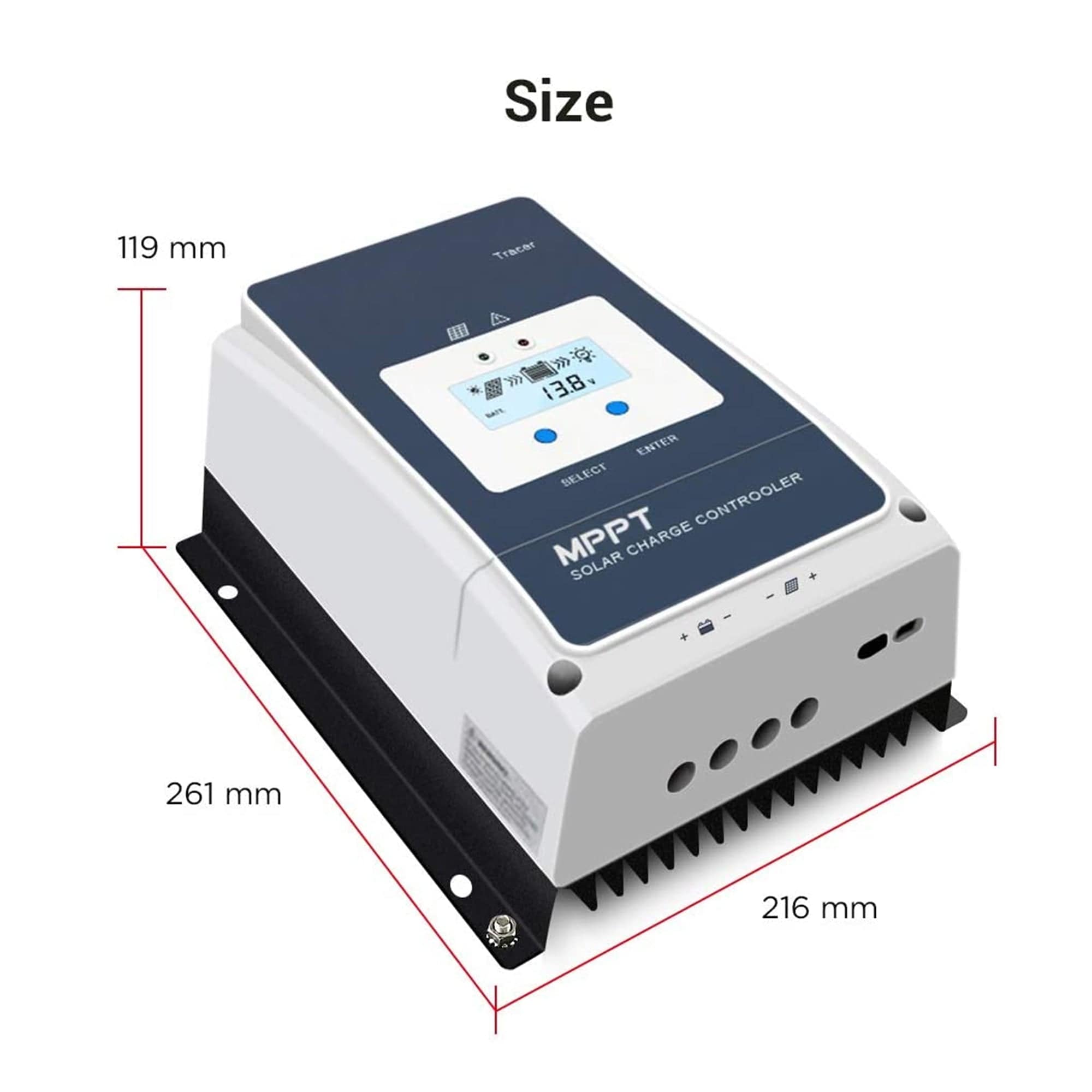 50A MPPT Solar Charge Controller AcoPower Controllers