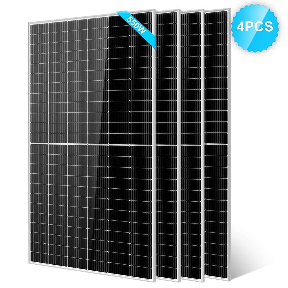 550 Watt Monocrystalline PERC Solar Panel SUNGOLDPOWER 4pcs Monocrystalline Solar Panel