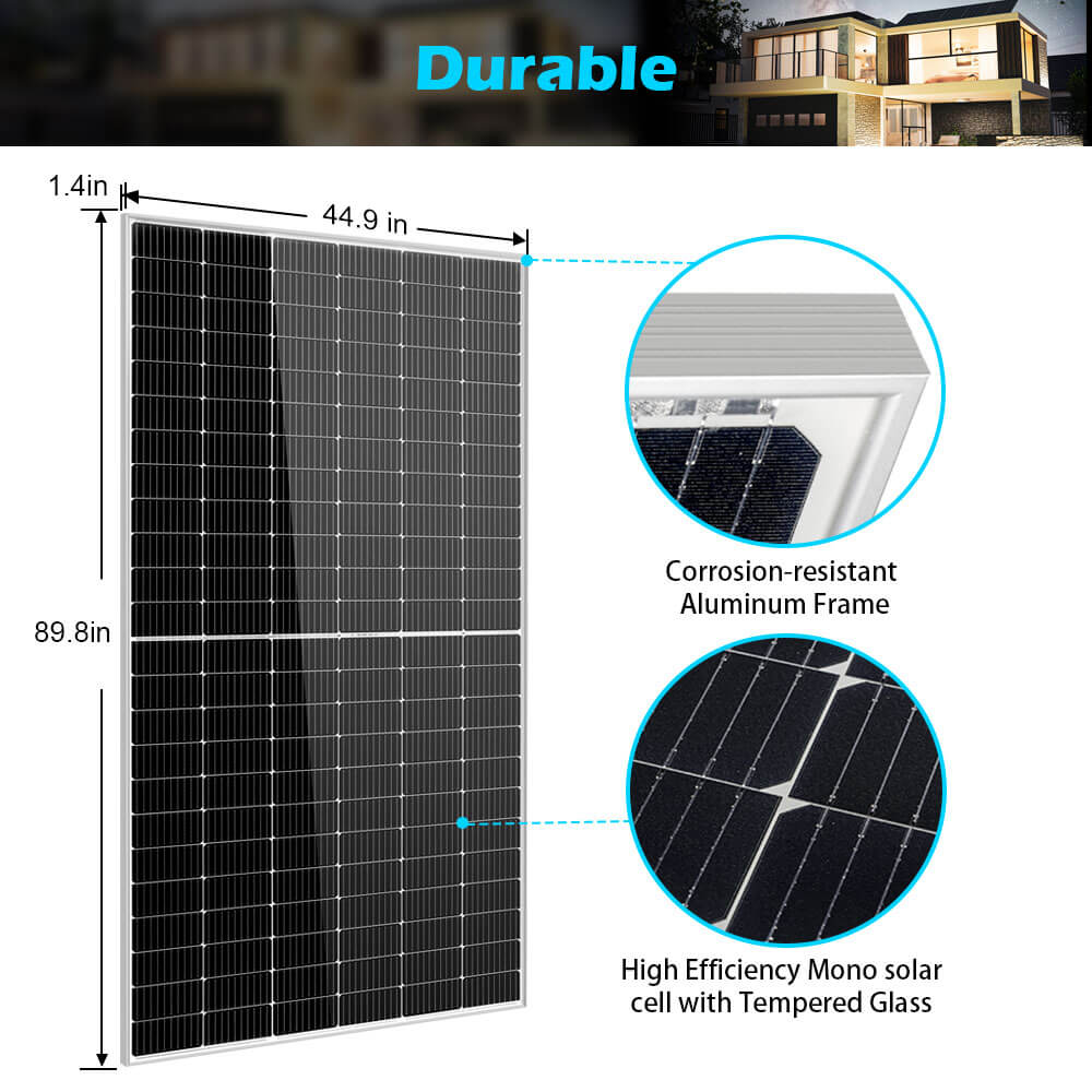 550W MONO PERC SOLAR PANEL FULL PALLET (32 PANELS) SunGoldPower Monocrystalline Solar Panel