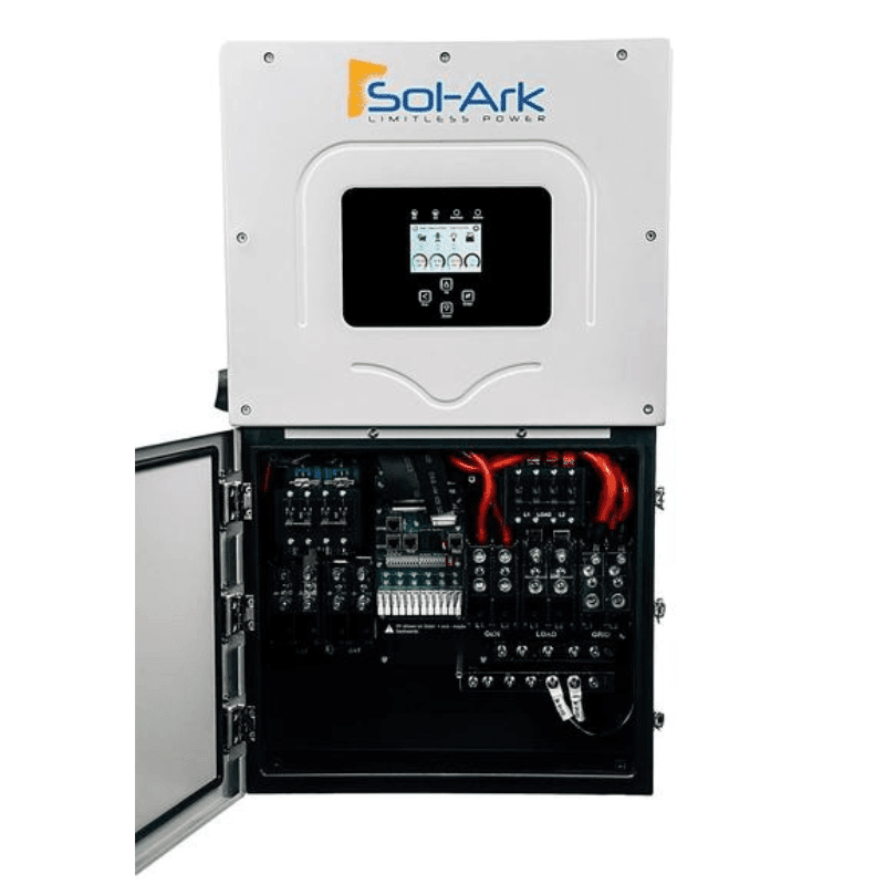 56.8kW Solar Power System  - 6 x Sol-Ark 15K's + [142.8kWh Lithium Battery Bank] 144 x 395W Solar Panels | Complete Solar Power System [MAX] ISK 28 x EG4-LL [142.8KWH] Solar Kit