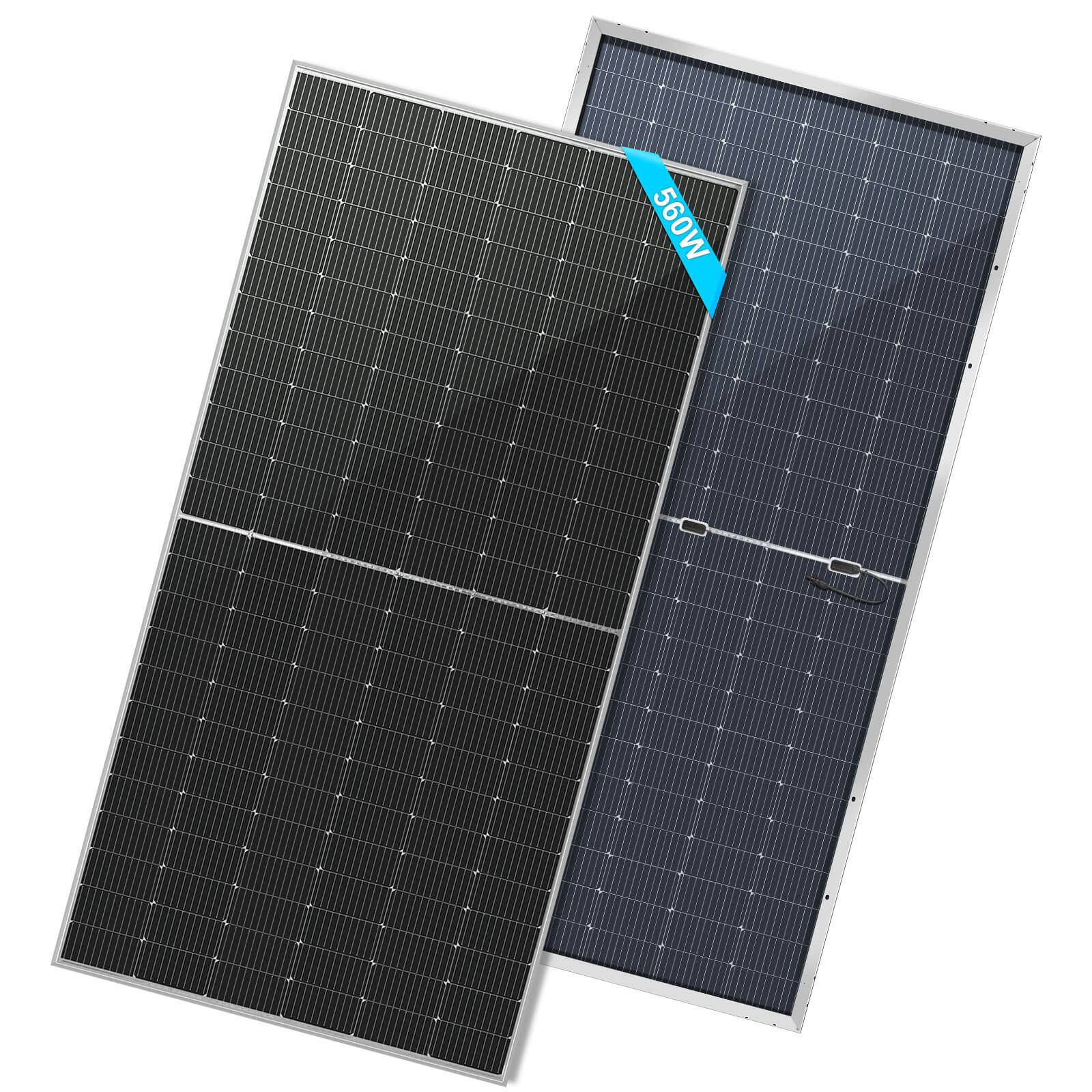 560 WATT BIFACIAL PERC SOLAR PANEL FULL PALLET (32 PANELS) SunGoldPower Bifacial Solar Panel