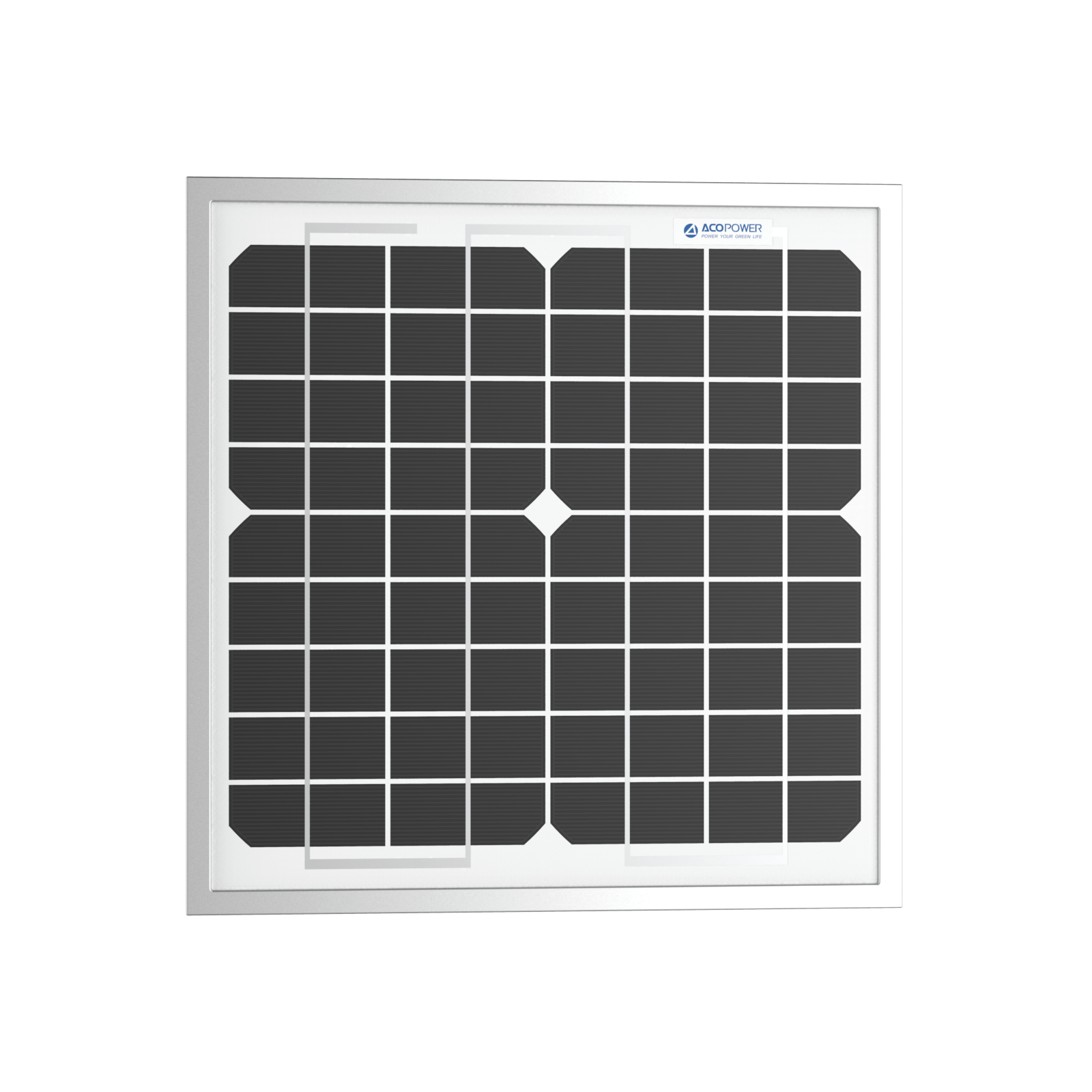 ACOPower 10W Mono Solar Panel for 12V Battery Charging RV Boat, Off Grid AcoPower Solar Panels