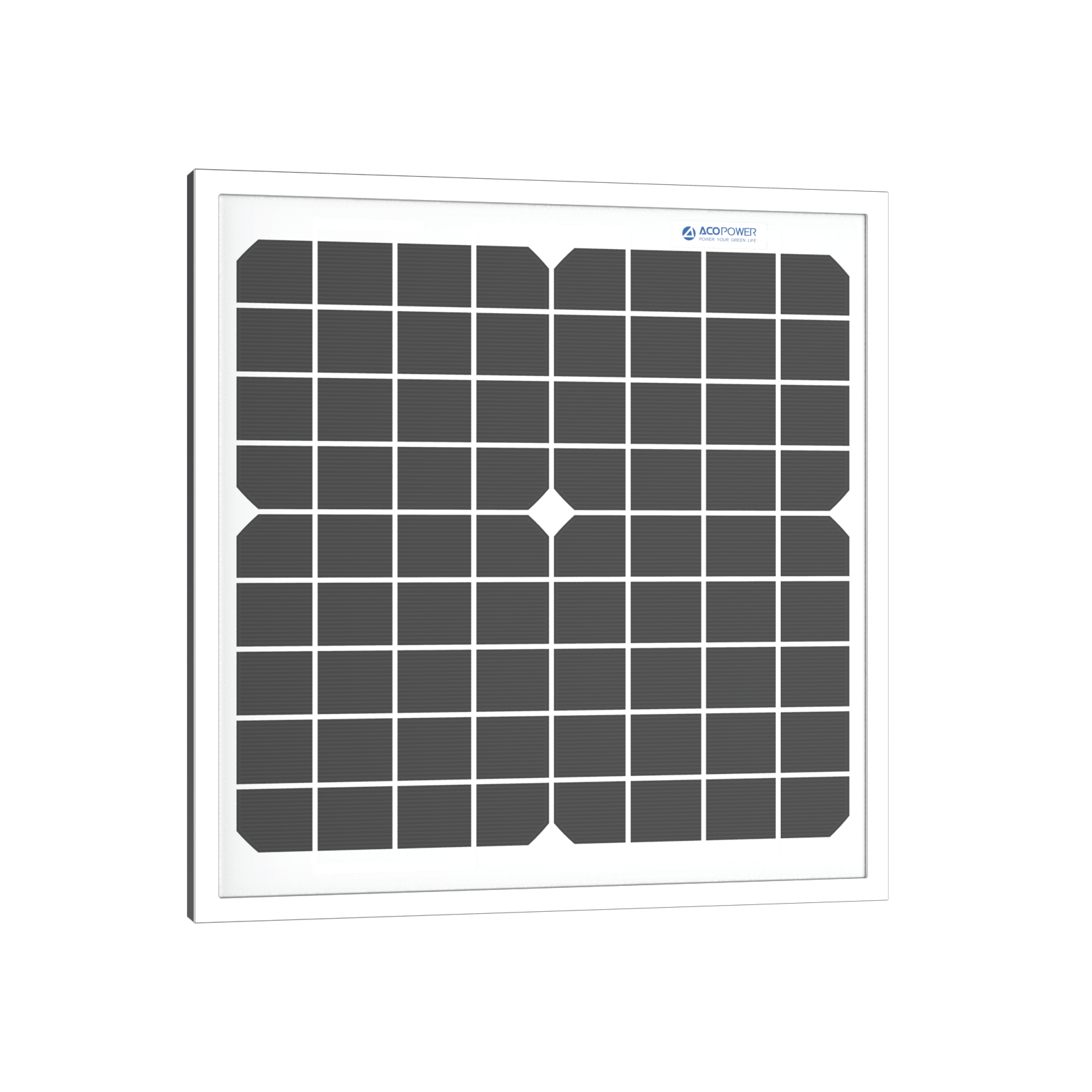 ACOPower 10W Mono Solar Panel for 12V Battery Charging RV Boat, Off Grid AcoPower Solar Panels