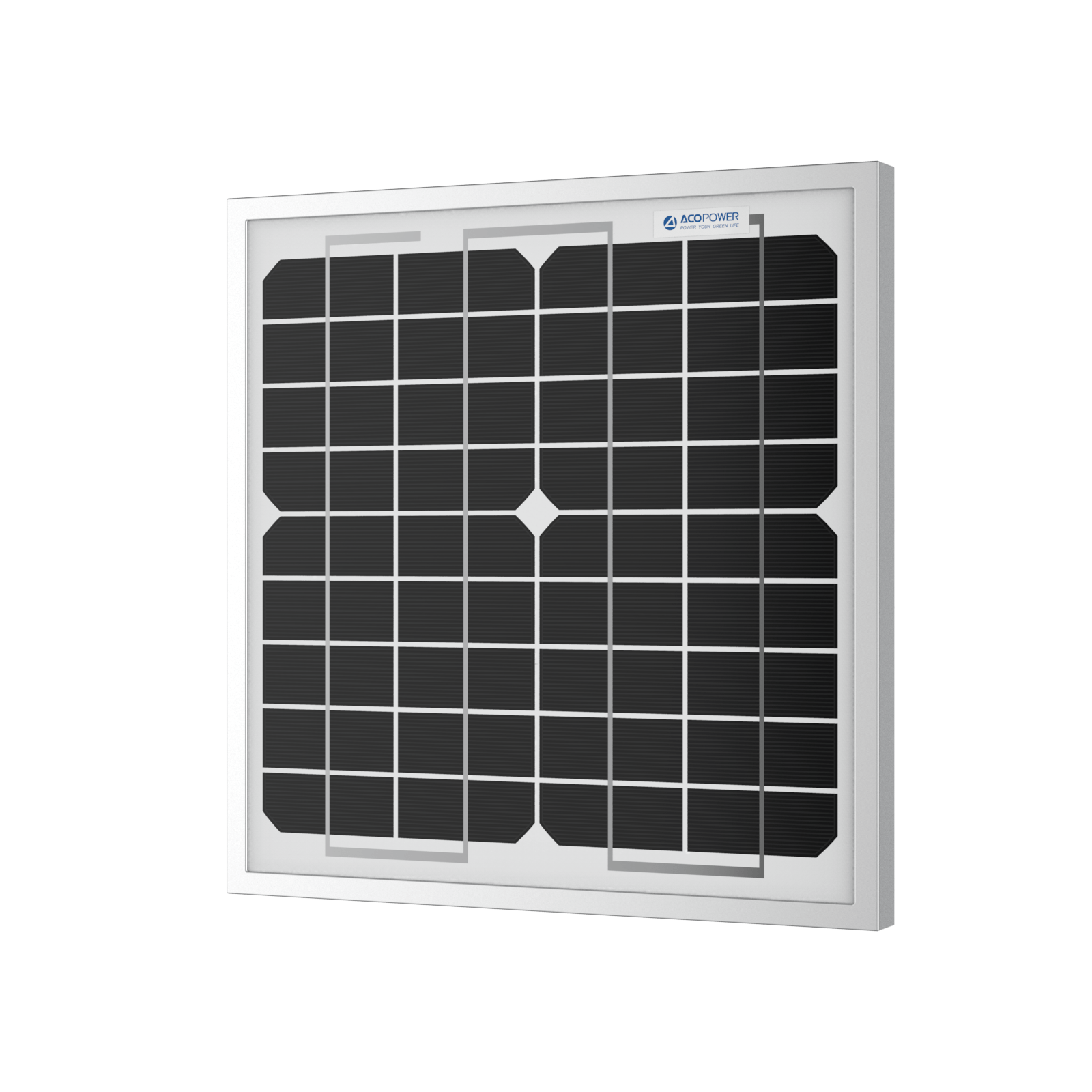 ACOPower 10W Mono Solar Panel for 12V Battery Charging RV Boat, Off Grid AcoPower Solar Panels