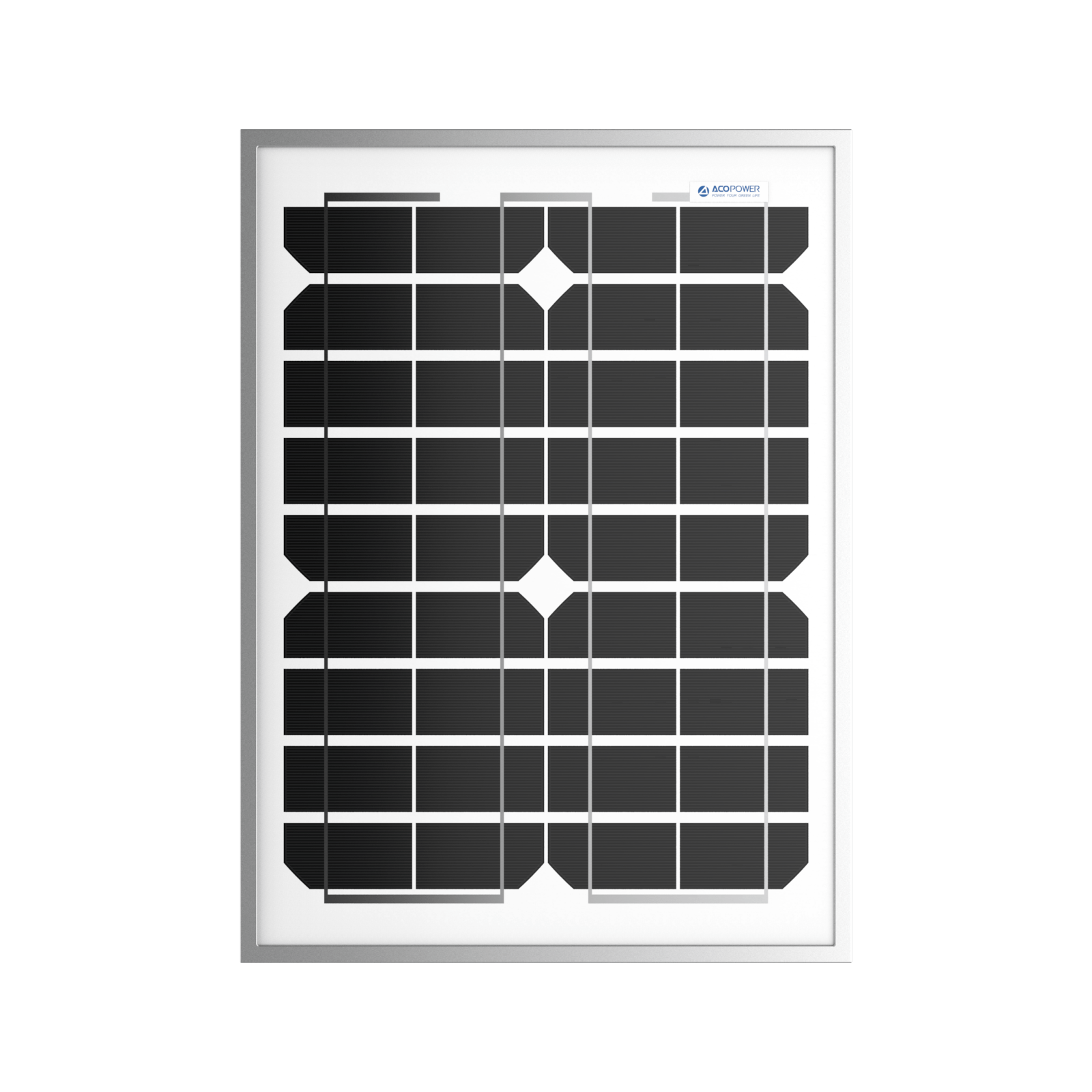 ACOPower 20 Watt Mono Solar Panel for 12 V Battery Charging, Off Grid AcoPower Solar Panels