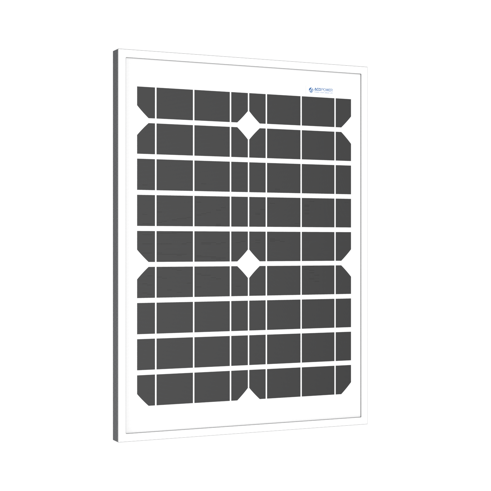 ACOPower 20 Watt Mono Solar Panel for 12 V Battery Charging, Off Grid AcoPower Solar Panels