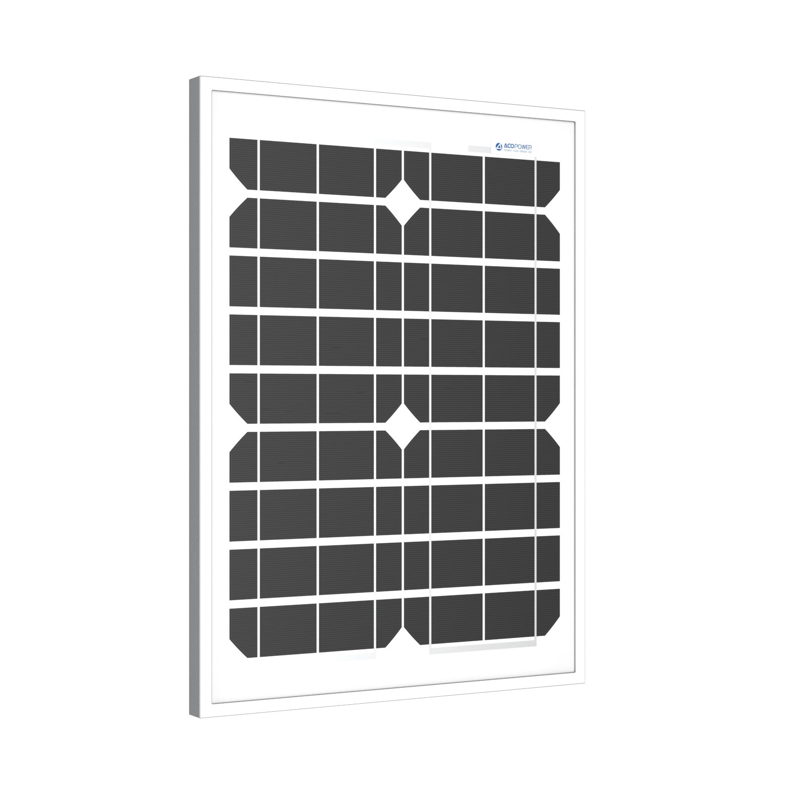 ACOPower 20 Watt Mono Solar Panel for 12 V Battery Charging, Off Grid AcoPower Solar Panels