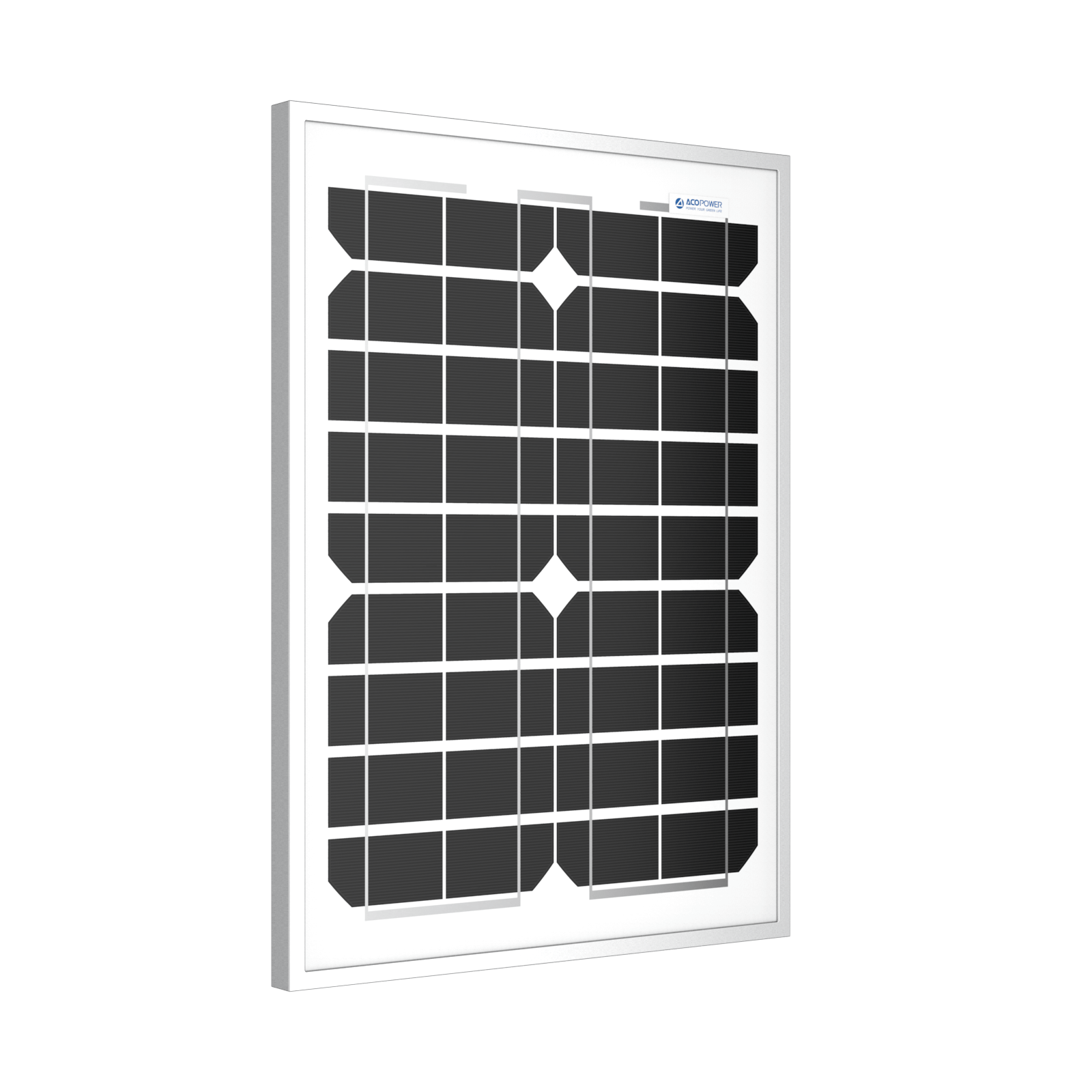 ACOPower 20 Watt Mono Solar Panel for 12 V Battery Charging, Off Grid AcoPower Solar Panels