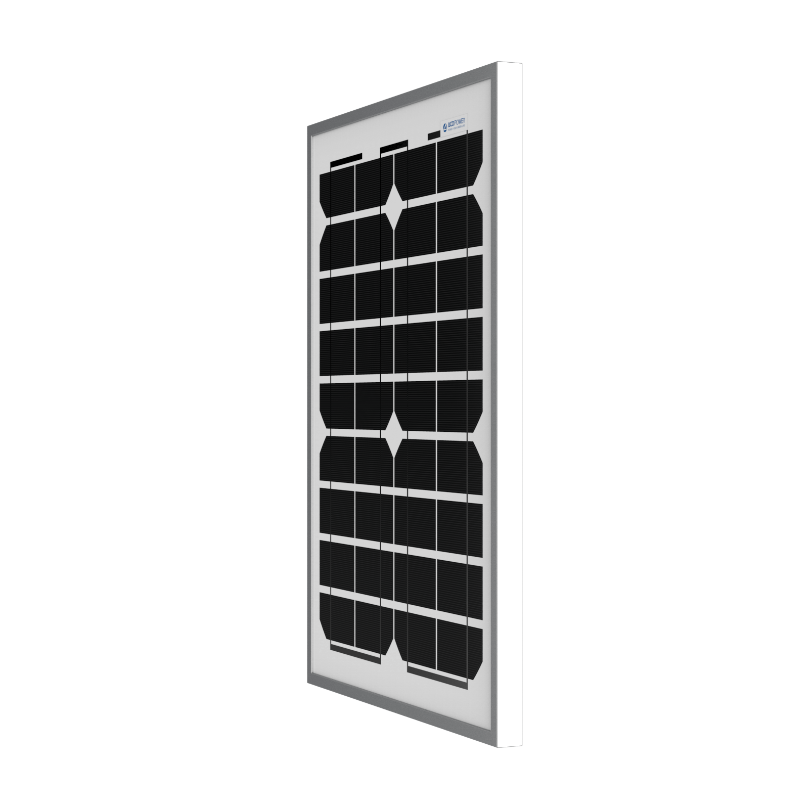 ACOPower 20 Watt Mono Solar Panel for 12 V Battery Charging, Off Grid AcoPower Solar Panels