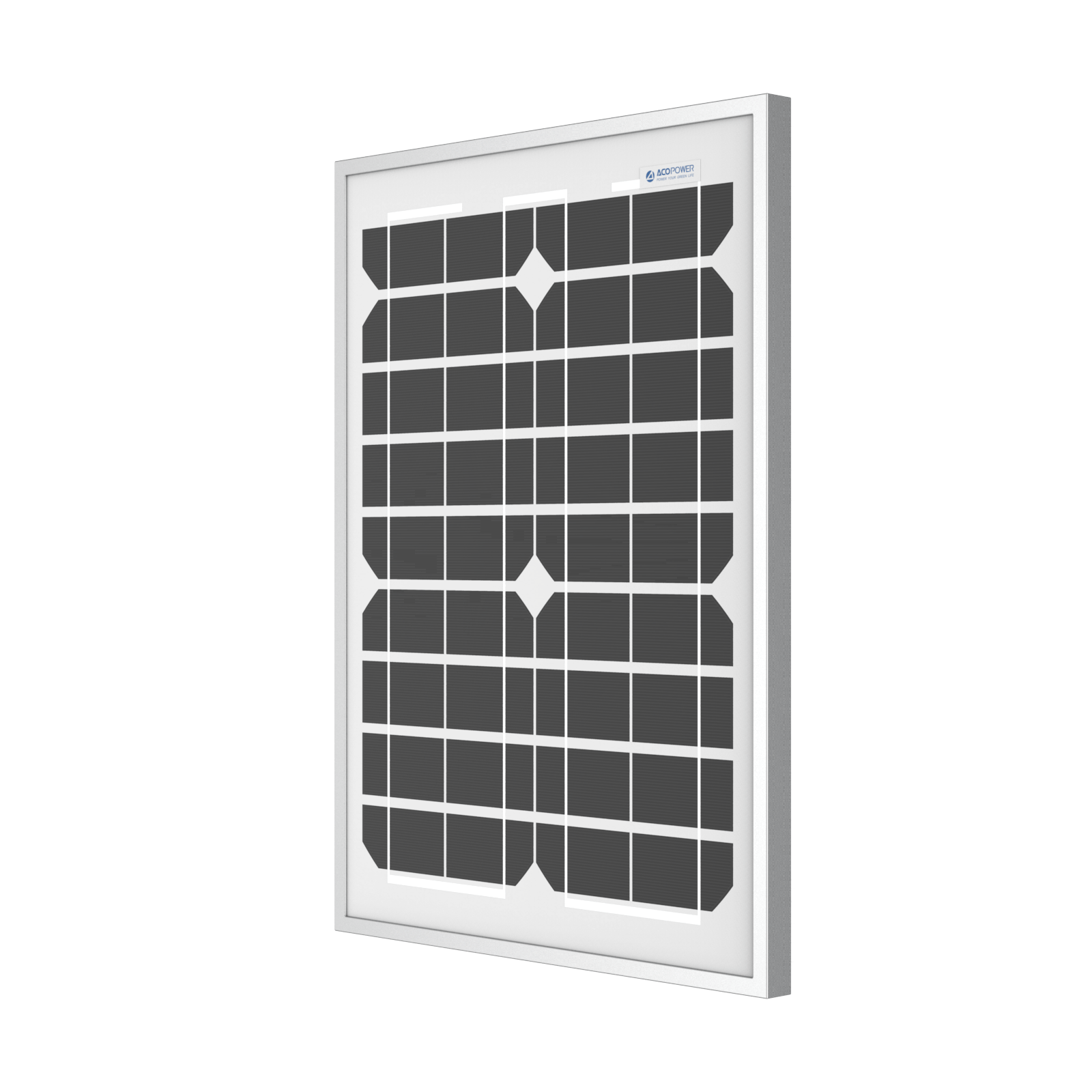 ACOPower 20 Watt Mono Solar Panel for 12 V Battery Charging, Off Grid AcoPower Solar Panels