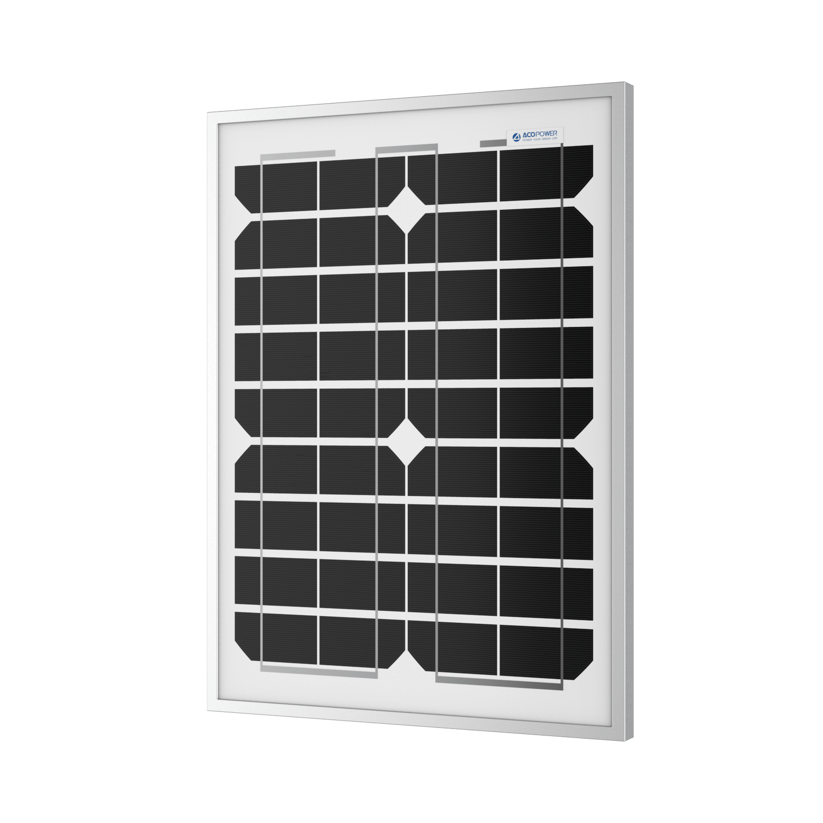 ACOPower 20 Watt Mono Solar Panel for 12 V Battery Charging, Off Grid AcoPower Solar Panels