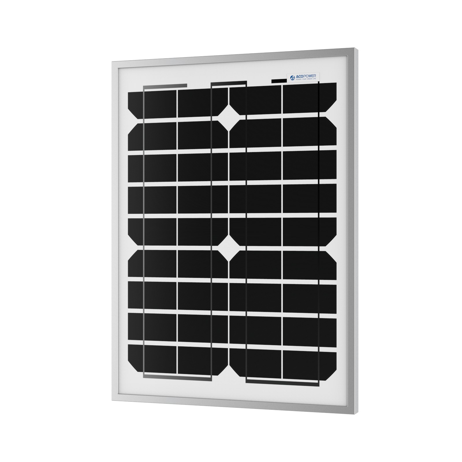 ACOPower 20 Watt Mono Solar Panel for 12 V Battery Charging, Off Grid AcoPower Solar Panels