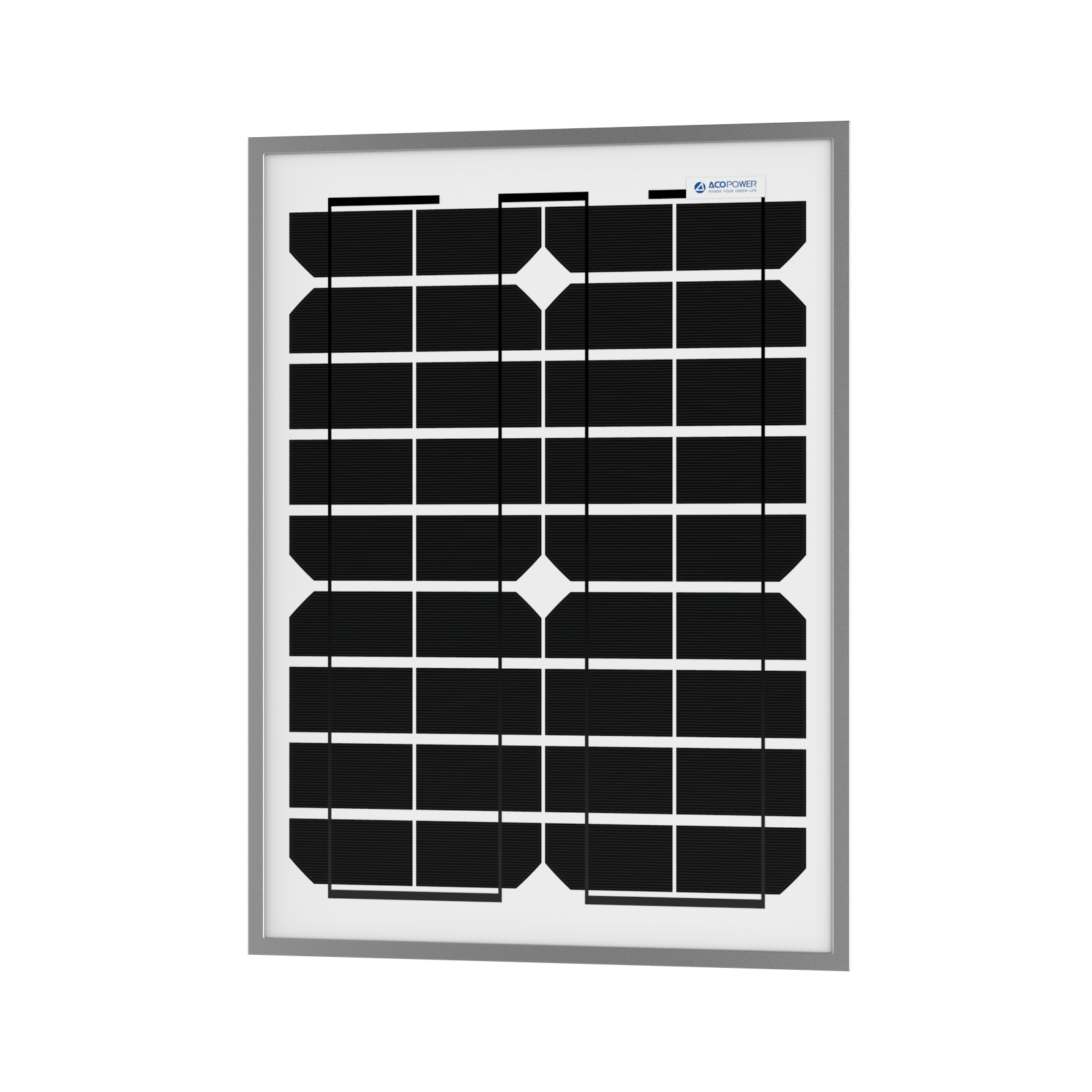 ACOPower 20 Watt Mono Solar Panel for 12 V Battery Charging, Off Grid AcoPower Solar Panels