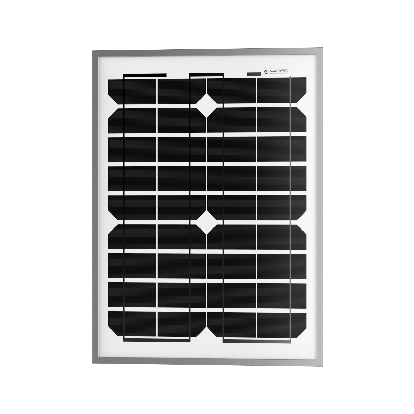 ACOPower 20 Watt Mono Solar Panel for 12 V Battery Charging, Off Grid AcoPower Solar Panels