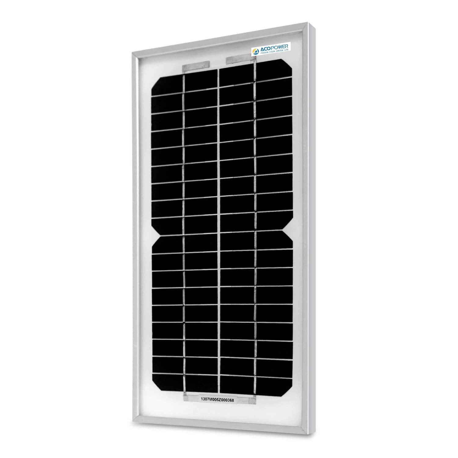 ACOPower 5 Watt Mono Solar Panel for 12V Battery Charging AcoPower Solar Panels