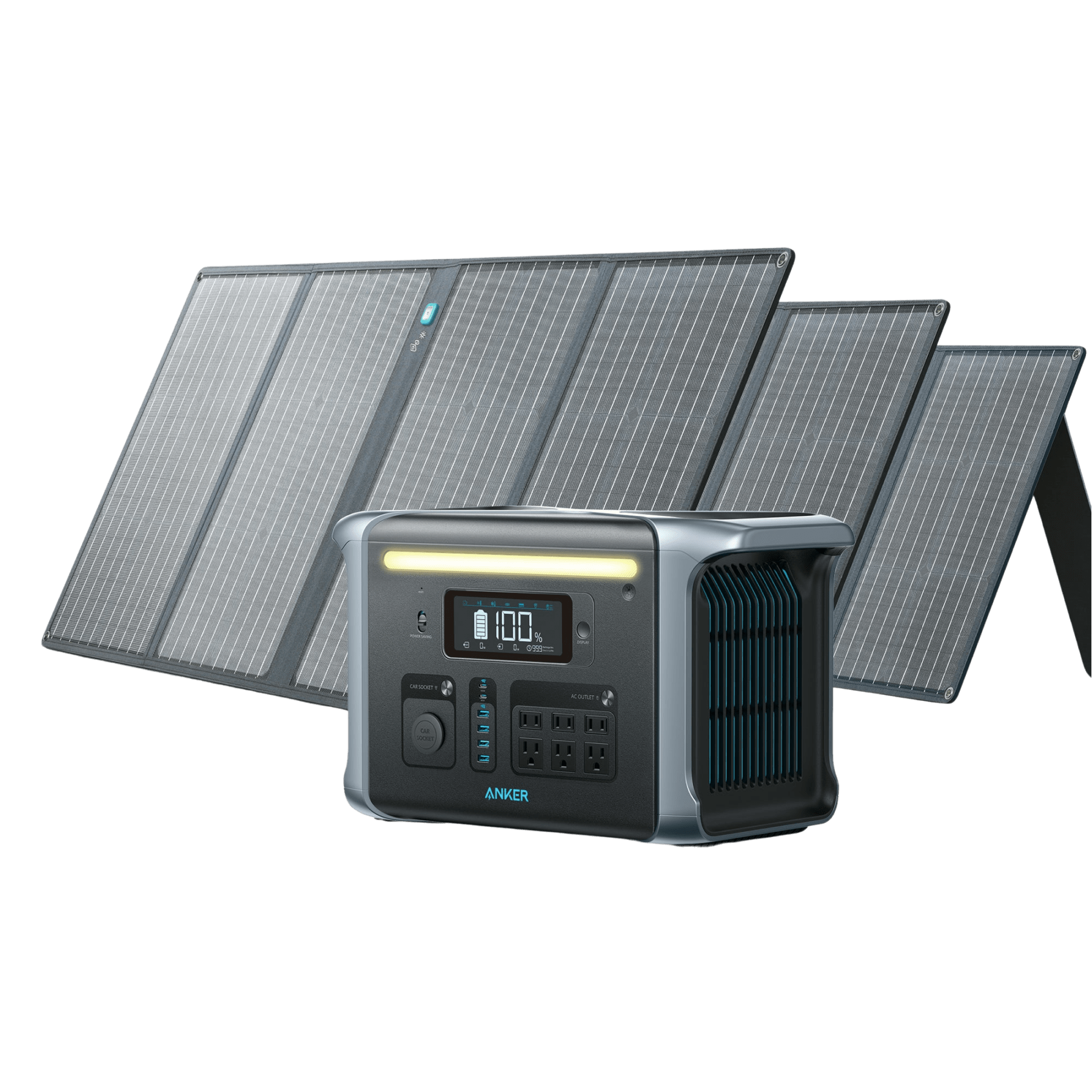 Anker SOLIX F1200 Solar Generator (Solar Generator 757 with 3× 100W Solar Panel) Anker In Stock Portable Power Stations