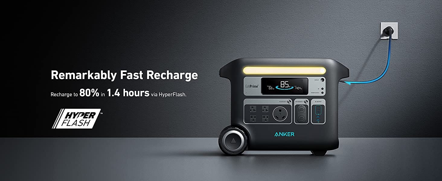 Anker SOLIX F2000 Solar Generator (Solar Generator 767 with 2x 100W Solar Panel) Anker Out Of Stock Portable Power Stations