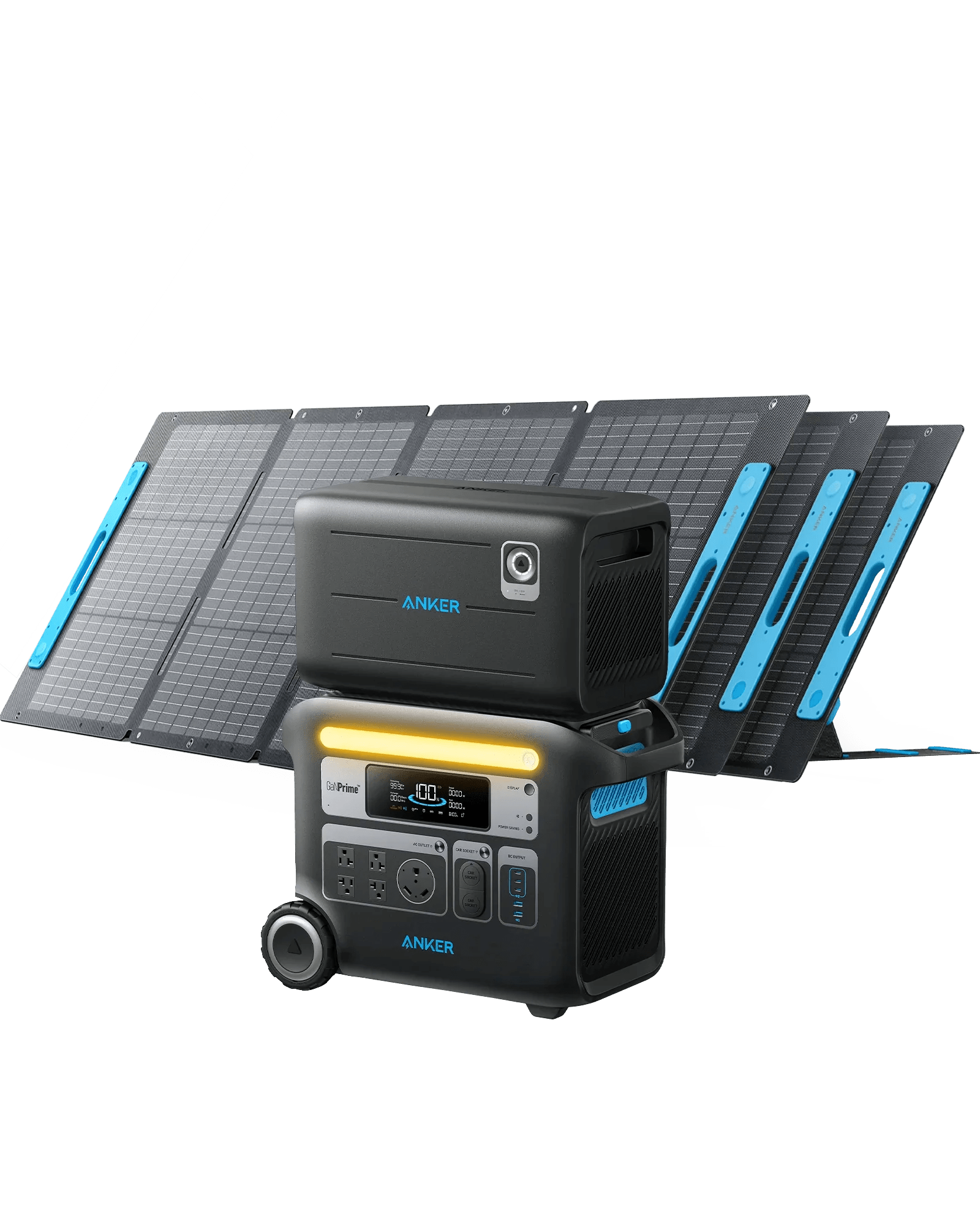 Anker SOLIX F2000 Solar Generator (Solar Generator 767 with 3x 200W Solar Panel and Expansion Battery) Anker In Stock Portable Power Stations
