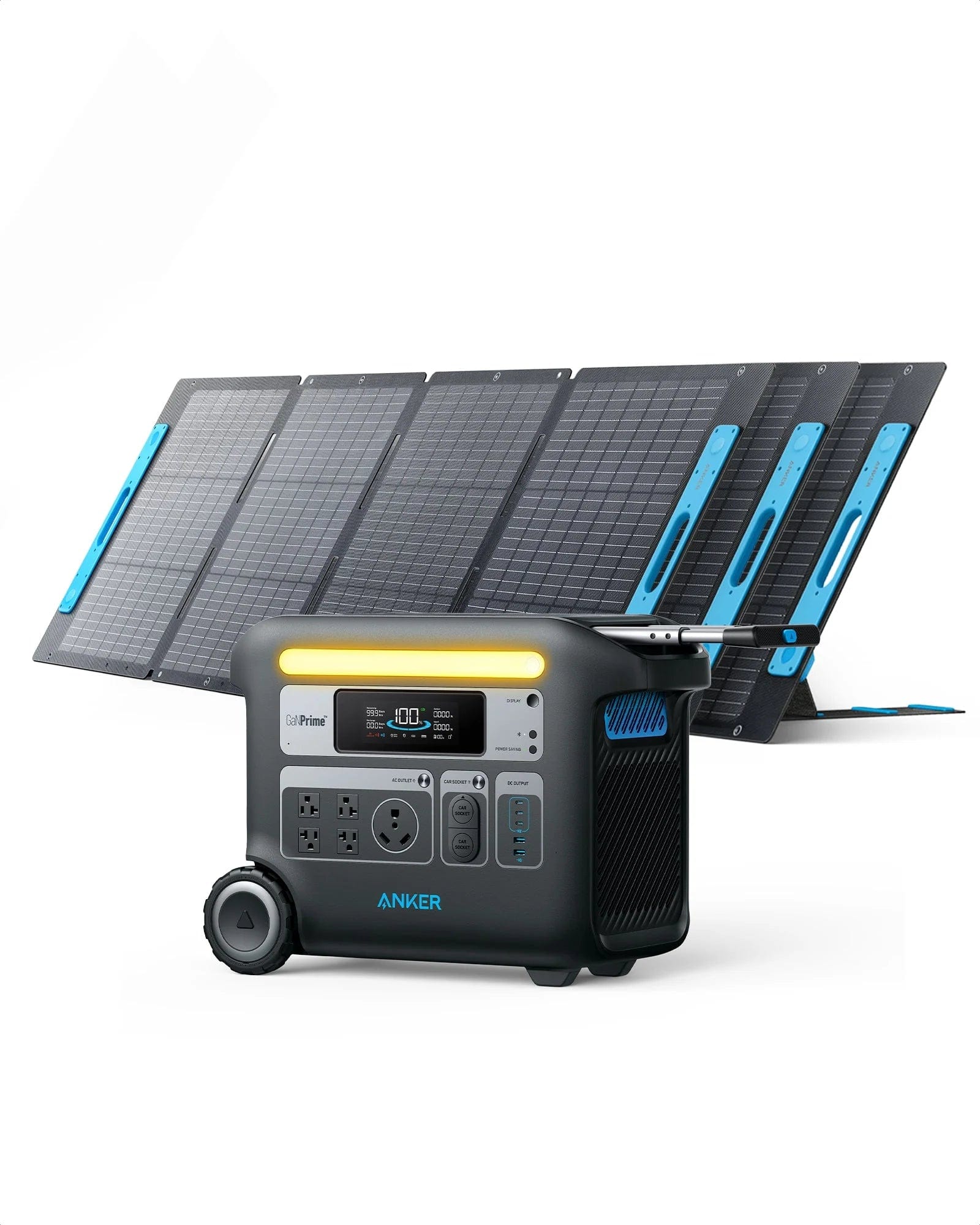 Anker SOLIX F2000 Solar Generator (Solar Generator 767 with 3× 200W Solar Panel) Anker In Stock Portable Power Stations