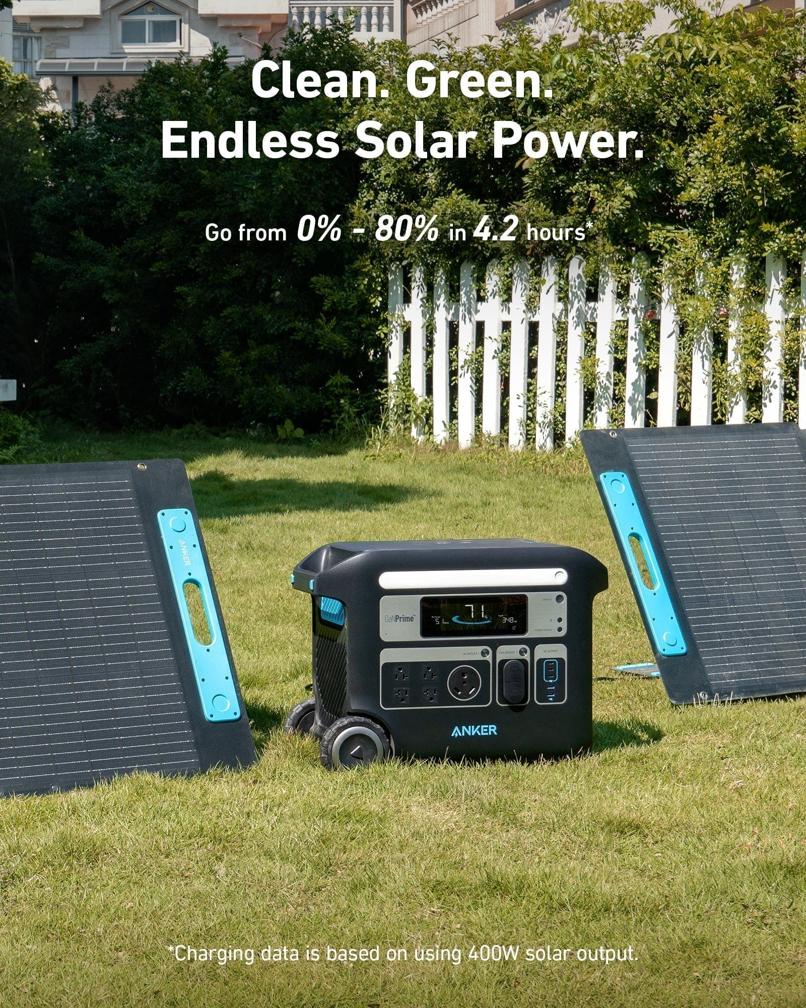 Anker SOLIX F2000 Solar Generator (Solar Generator 767 with 3× 200W Solar Panel) Anker In Stock Portable Power Stations