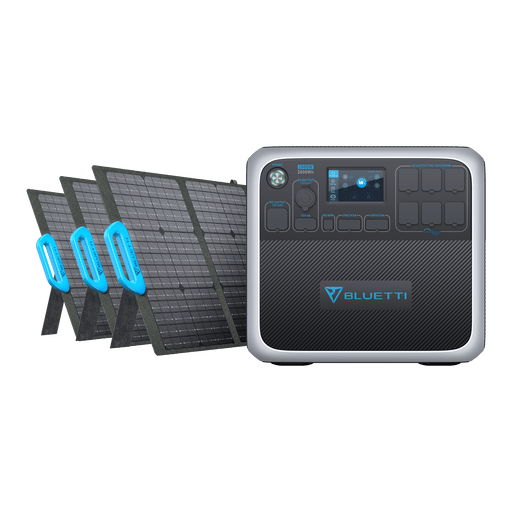 BLUETTI AC200P + 3*PV120 | Solar Generator Kit Bluetti AC200P Kits AC200P+3*PV120 | 2000W, 2000Wh, 360W Solar Kit Solar Generator Kit