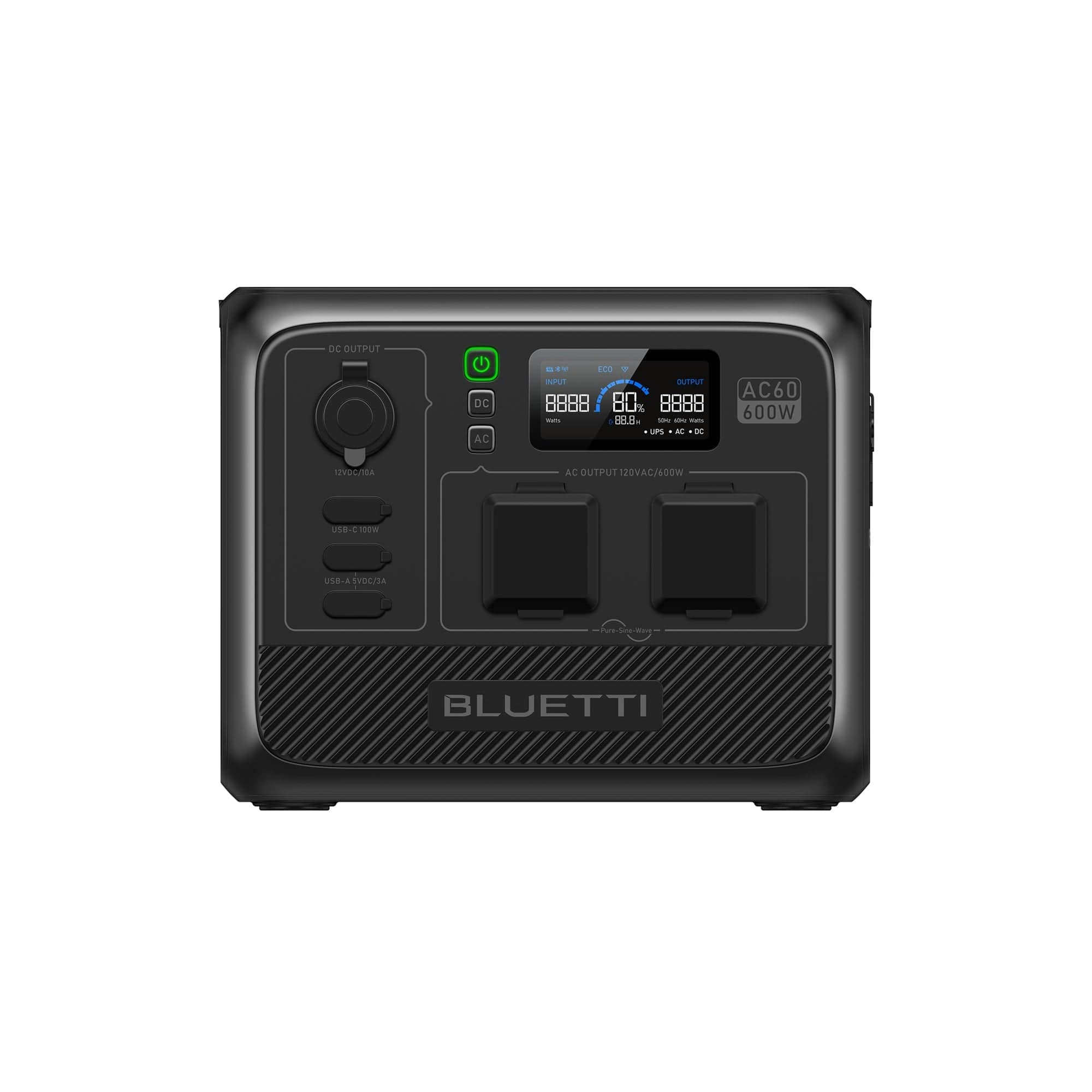 BLUETTI AC60 Portable Power Station | 600W 403Wh BLUETTI-US AC60 | 600W, 403Wh Power Station power station