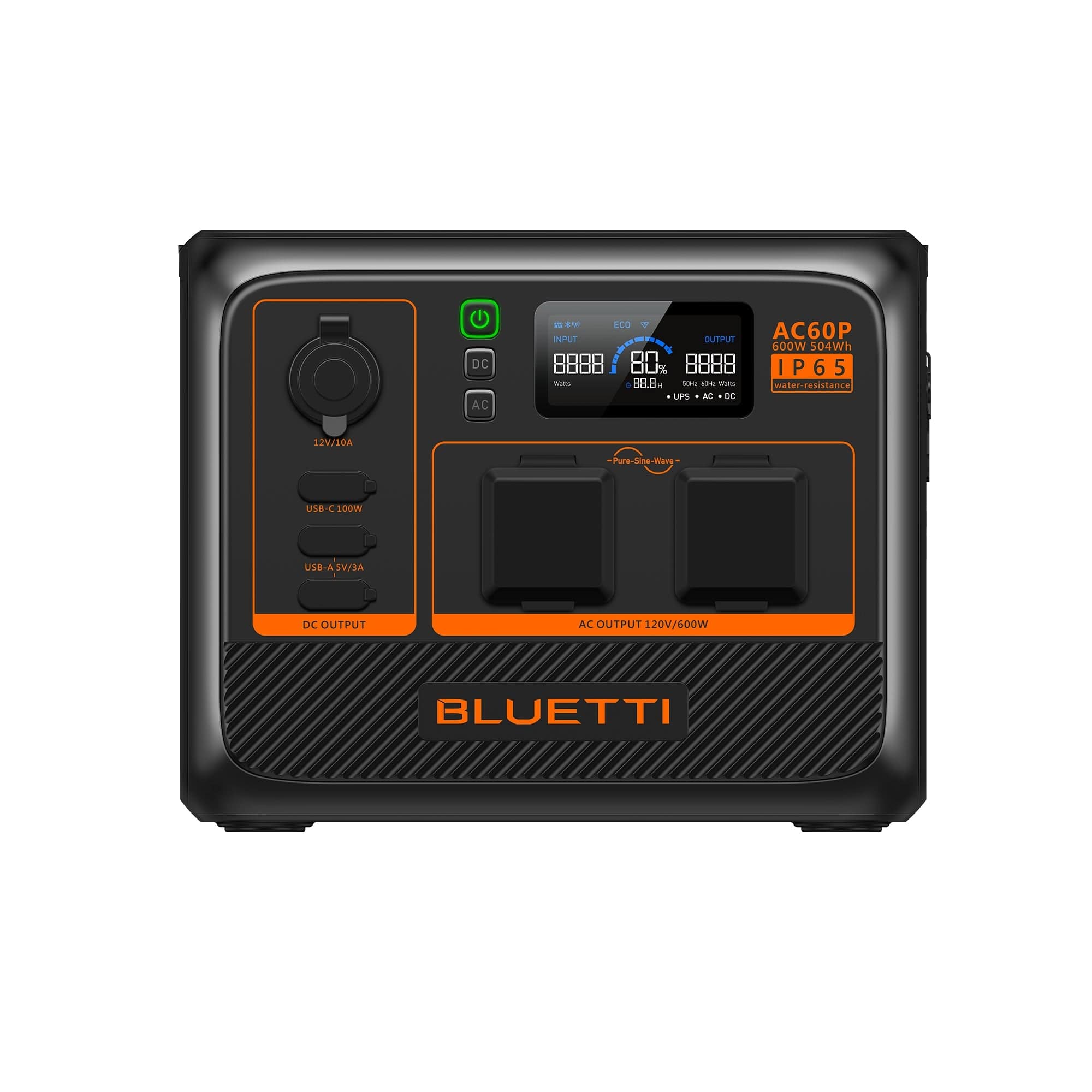 BLUETTI AC60 Portable Power Station | 600W 403Wh BLUETTI-US AC60P | 600W,504Wh Power Station power station