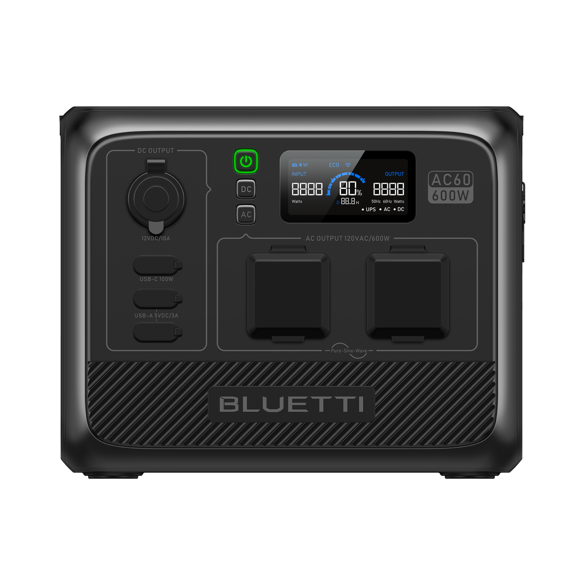 BLUETTI AC60 Portable Power Station | 600W 403Wh BLUETTI-US power station