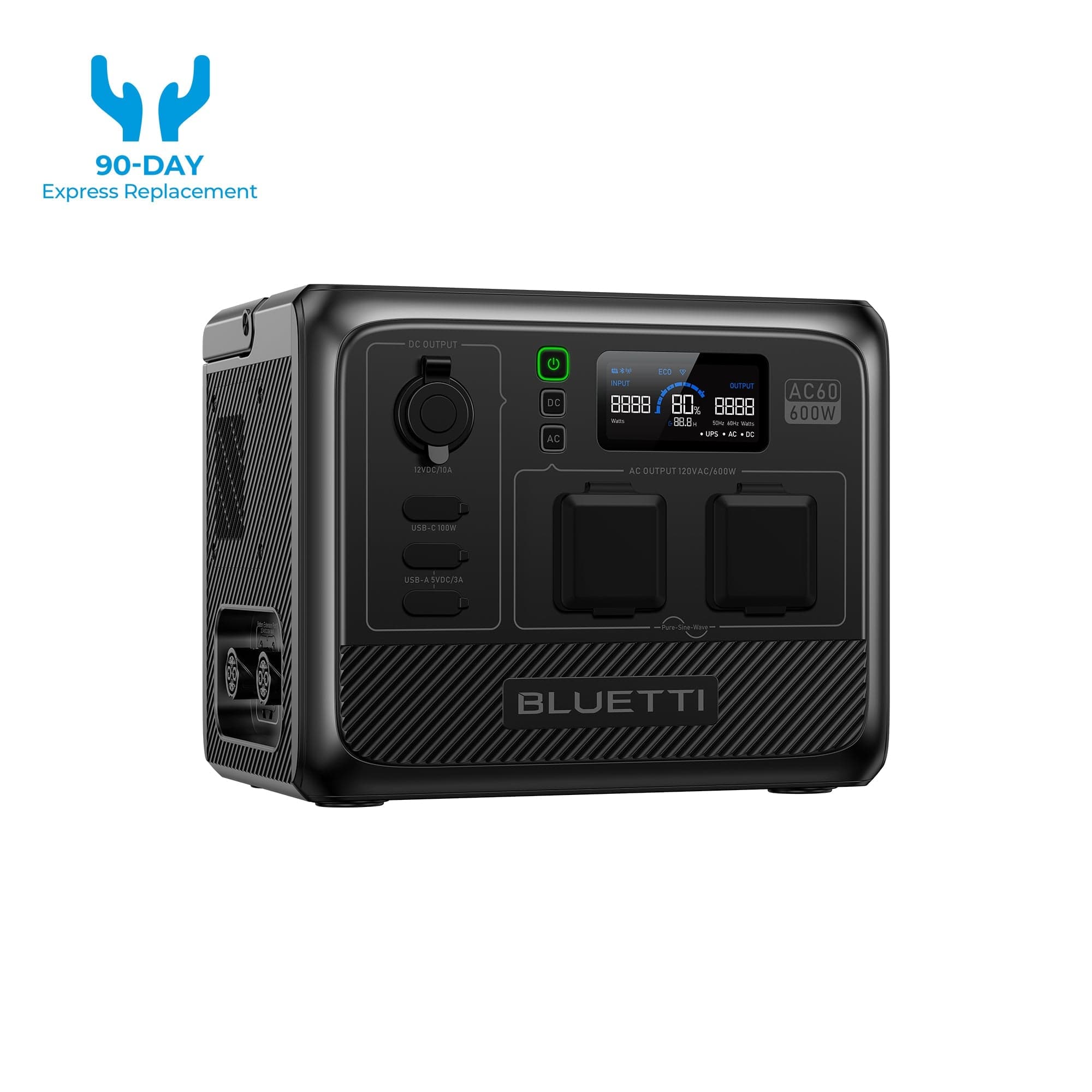 BLUETTI AC60 Portable Power Station | 600W 403Wh BLUETTI-US power station