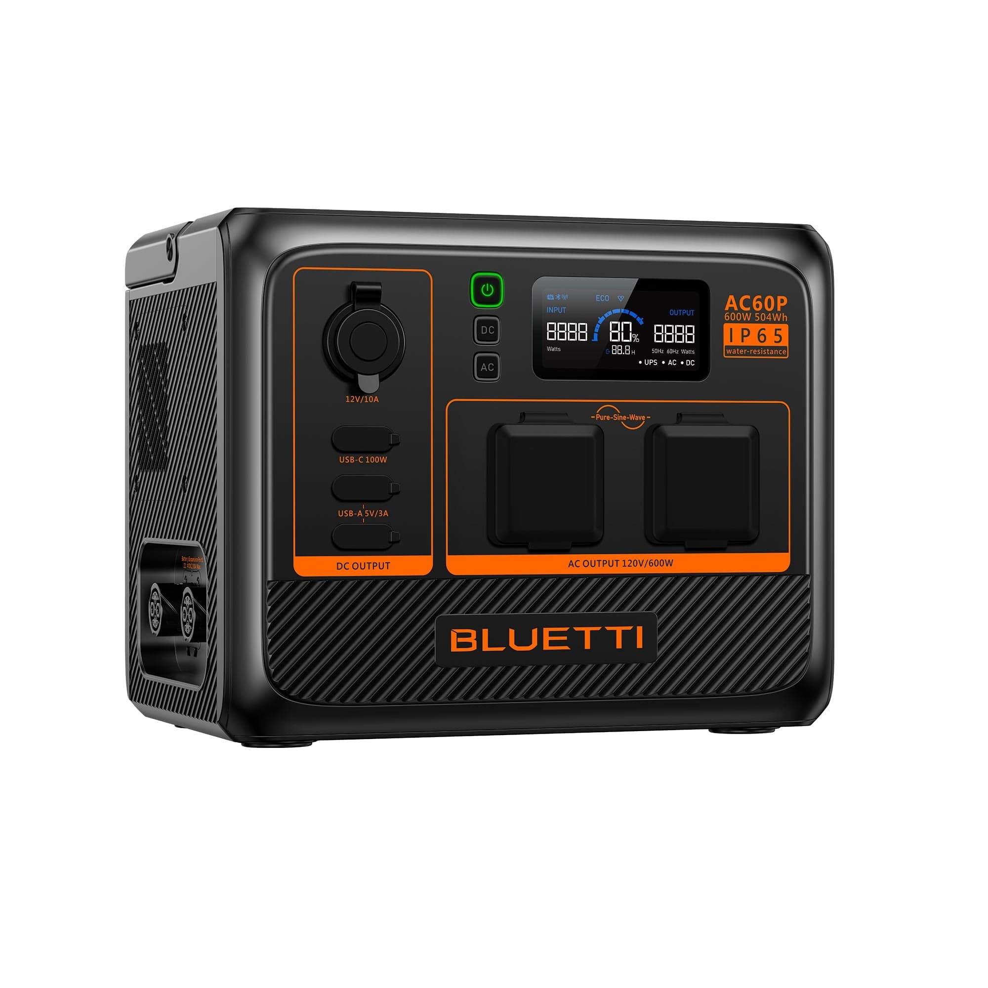 BLUETTI AC60P Portable Power Station | 600W 504Wh BLUETTI-US