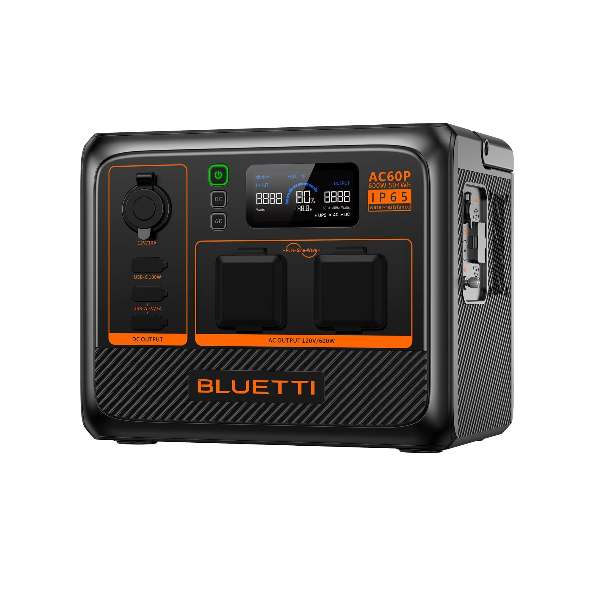 BLUETTI AC60P Portable Power Station | 600W 504Wh BLUETTI-US