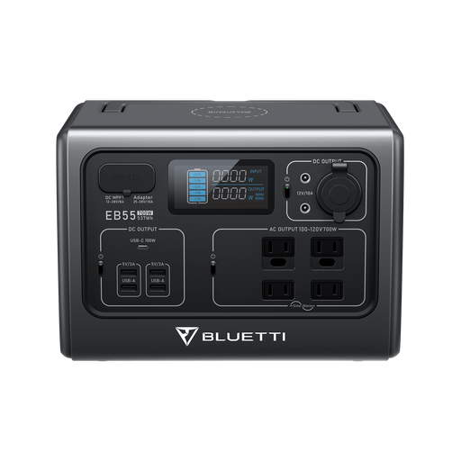 BLUETTI EB55 Portable Power Station | 700W 537Wh Bluetti Portable Power Stations