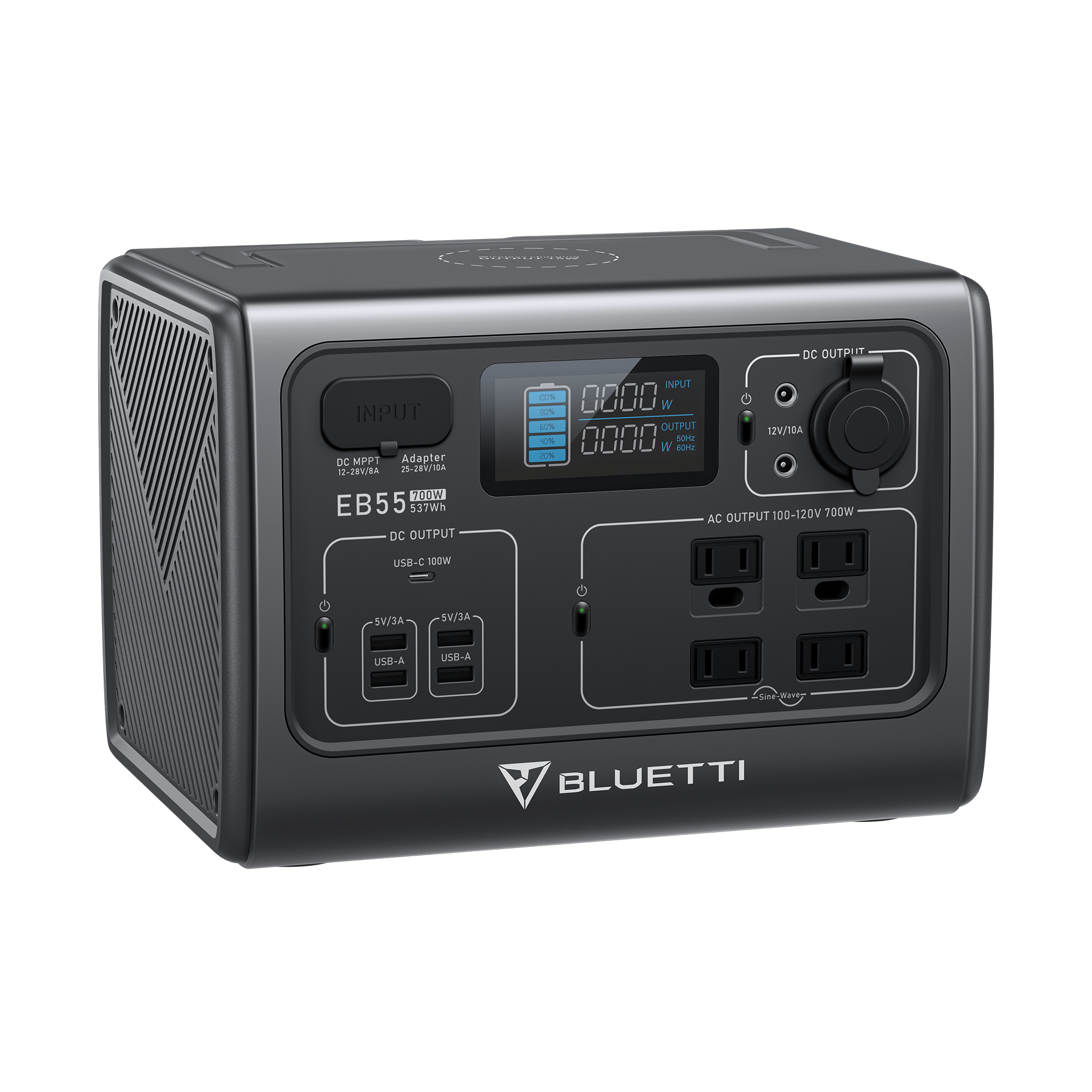 BLUETTI EB55 Portable Power Station | 700W 537Wh Bluetti Portable Power Stations
