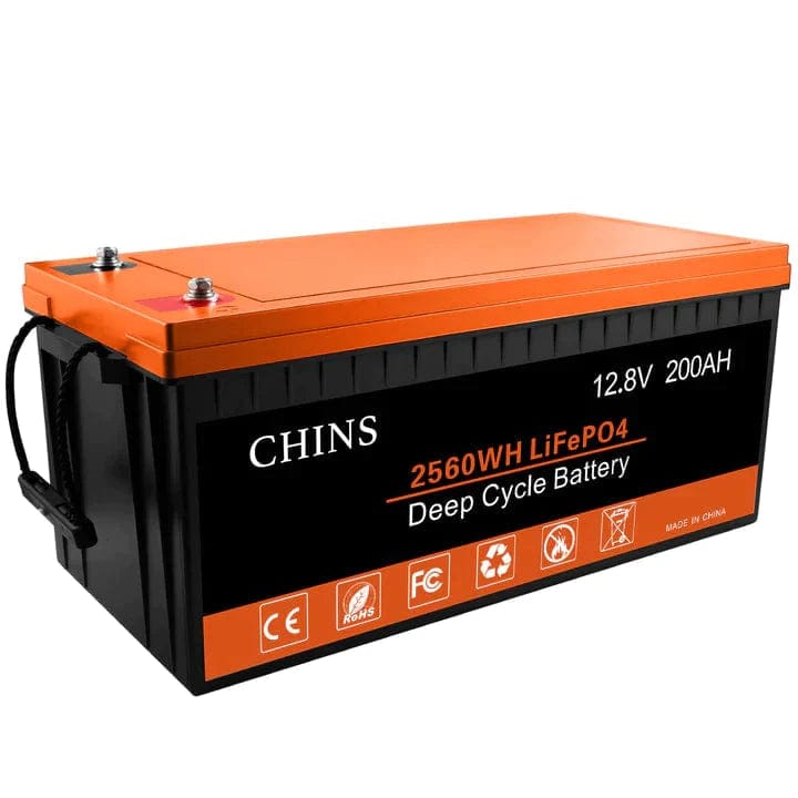 Chins 12.8V/200Ah LiFePO4 Deep Cycle Battery Chins Chins Deep Cycle Batteries