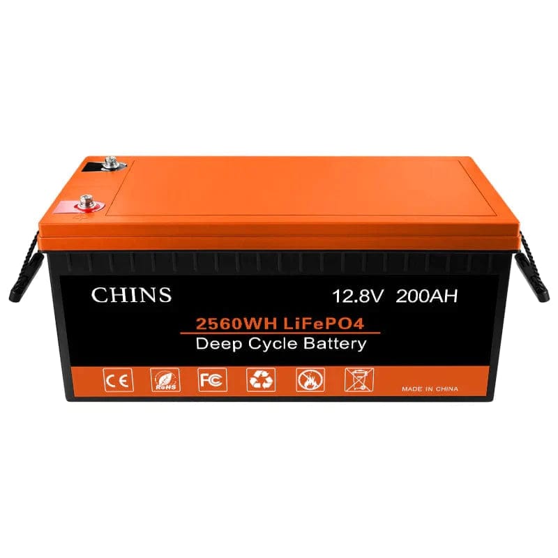 Chins 12.8V/200Ah LiFePO4 Deep Cycle Battery Chins Chins Deep Cycle Batteries