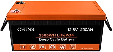 Chins 12.8V/200Ah Plus LiFePO4 Deep Cycle Battery Chins Chins Deep Cycle Batteries