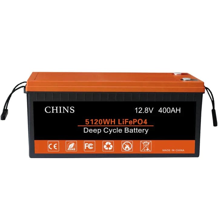 Chins 12.8V/400Ah LiFePO4 Deep Cycle Battery Chins Chins Deep Cycle Batteries