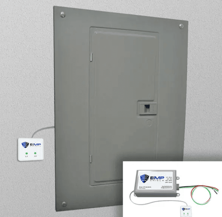 EMP Shield For [Home] EMP & Lightning Protection + CME Defense | 10-Year Warranty EMP Shield Breaker Box Flush With Wall